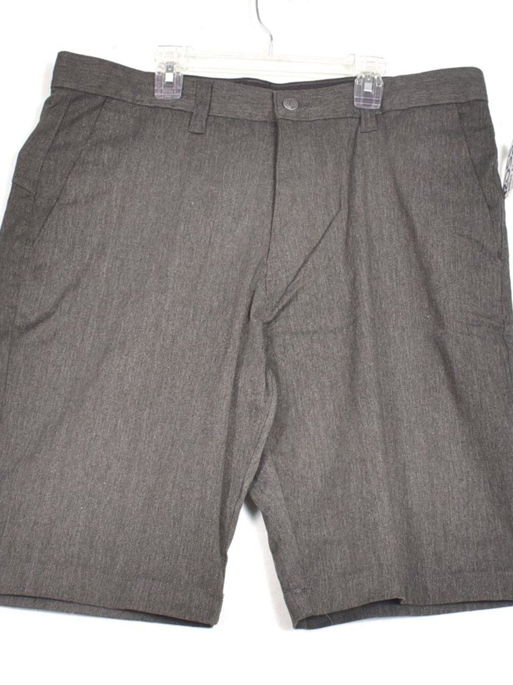 Volcom Men's Grey Dress Shorts Size 36 Flat Front